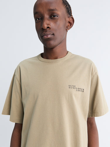 Logo T-Shirt in Taupe