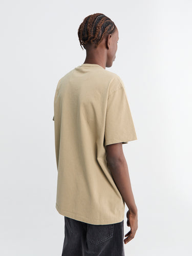Logo T-Shirt in Taupe