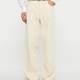 Sunflower - Wide Twist Cord Jeans in Off-white