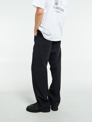 Sunflower - Loose Jeans in Washed Black