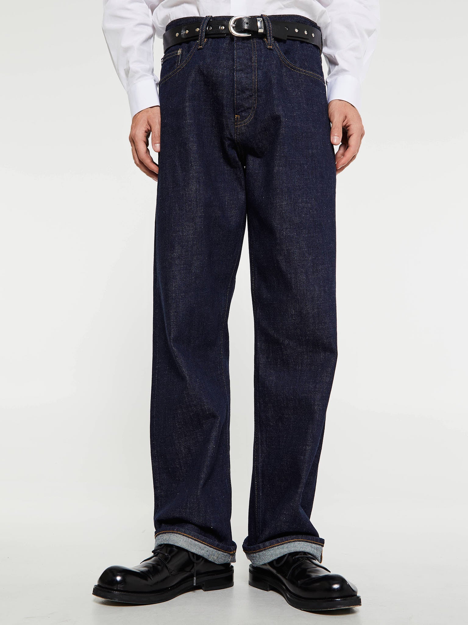 Sunflower - Loose Jeans in Simple Rinse Blue