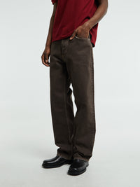Sunflower - Loose Jeans in Vintage Brown