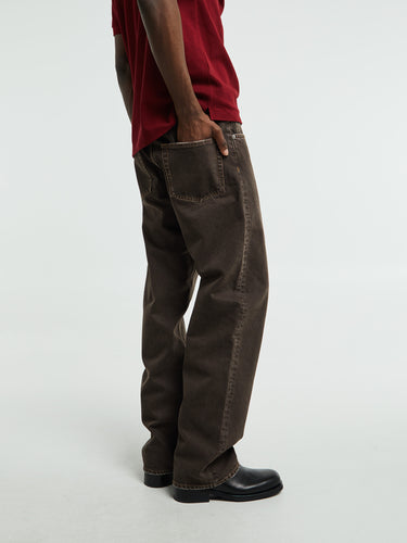 Sunflower - Loose Jeans in Vintage Brown