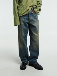 Sunflower - Wide Twist Jeans in Dirty Blue