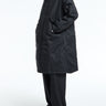 Sunflower - Waxed Parka Coat in Black