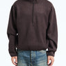 Sunflower - Wool Half Zip in Brown