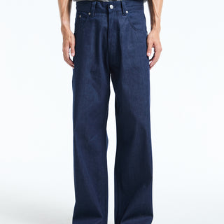 Sunflower - Super Wide Cinch Jeans in Indigo Raw