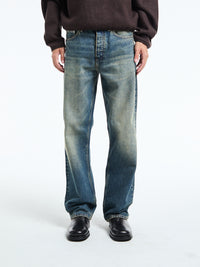 Sunflower - Loose Jeans in Dirty Blue
