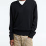 Sunflower - Moon Merino V-Neck Knit in Black
