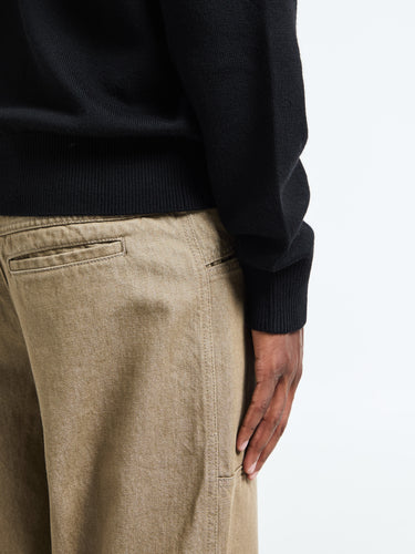 Sunflower - Moon Merino V-Neck Knit in Black