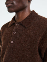 Sunflower - Mohair Polo in Brown