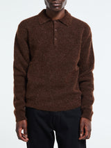 Sunflower - Mohair Polo in Brown