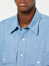 Sunflower - Note Shirt in Mid Blue