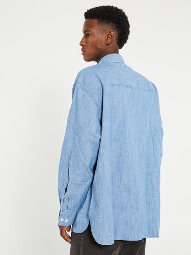 Sunflower - Note Shirt in Mid Blue