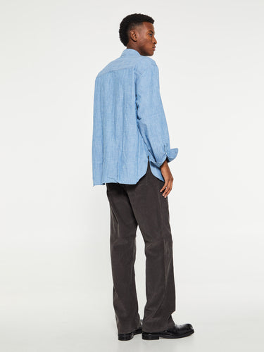 Sunflower - Note Shirt in Mid Blue