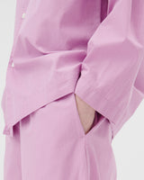 Tekla - Poplin Pyjamas Pants in Purple Pink