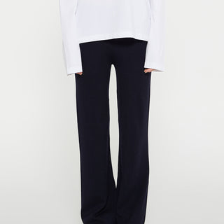 Sporty & Rich - SRHWC Ribbed Pants in Navy