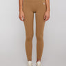 Sporty & Rich - Runner High Waisted Leggings in Espresso and White