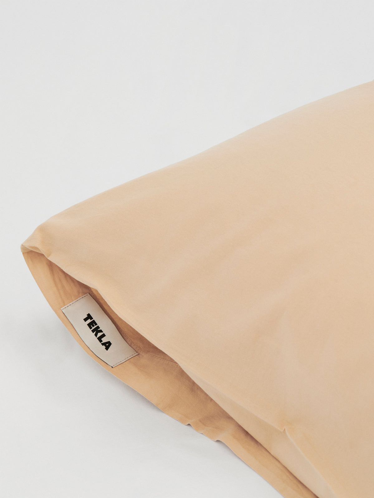 Percale Pillow Sham in Sand Beige