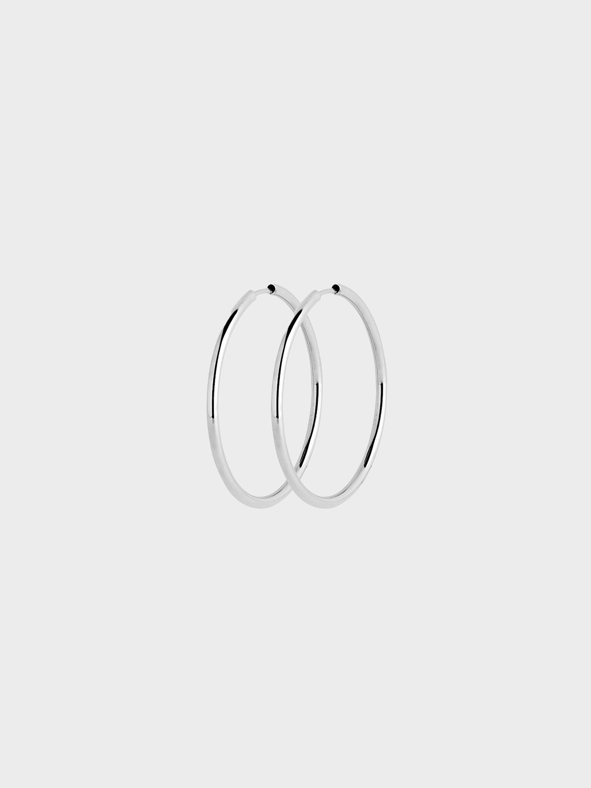 Maria Black - Senorita 35 Hoop Earrings in Silver