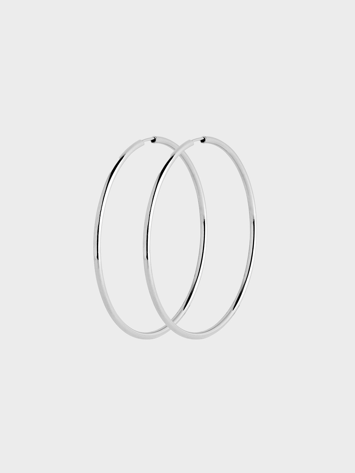 Maria Black - Senorita 50 Hoop Earrings in Silver