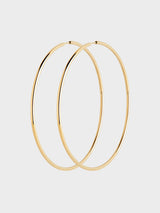 Maria Black - Senorita 70 Hoop Earrings with Gold Plating