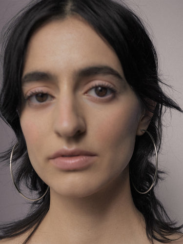 Maria Black - Senorita 70 Hoop Earrings in Silver