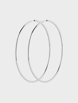 Maria Black - Senorita 70 Hoop Earrings in Silver