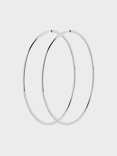 Maria Black - Senorita 70 Hoop Earrings in Silver