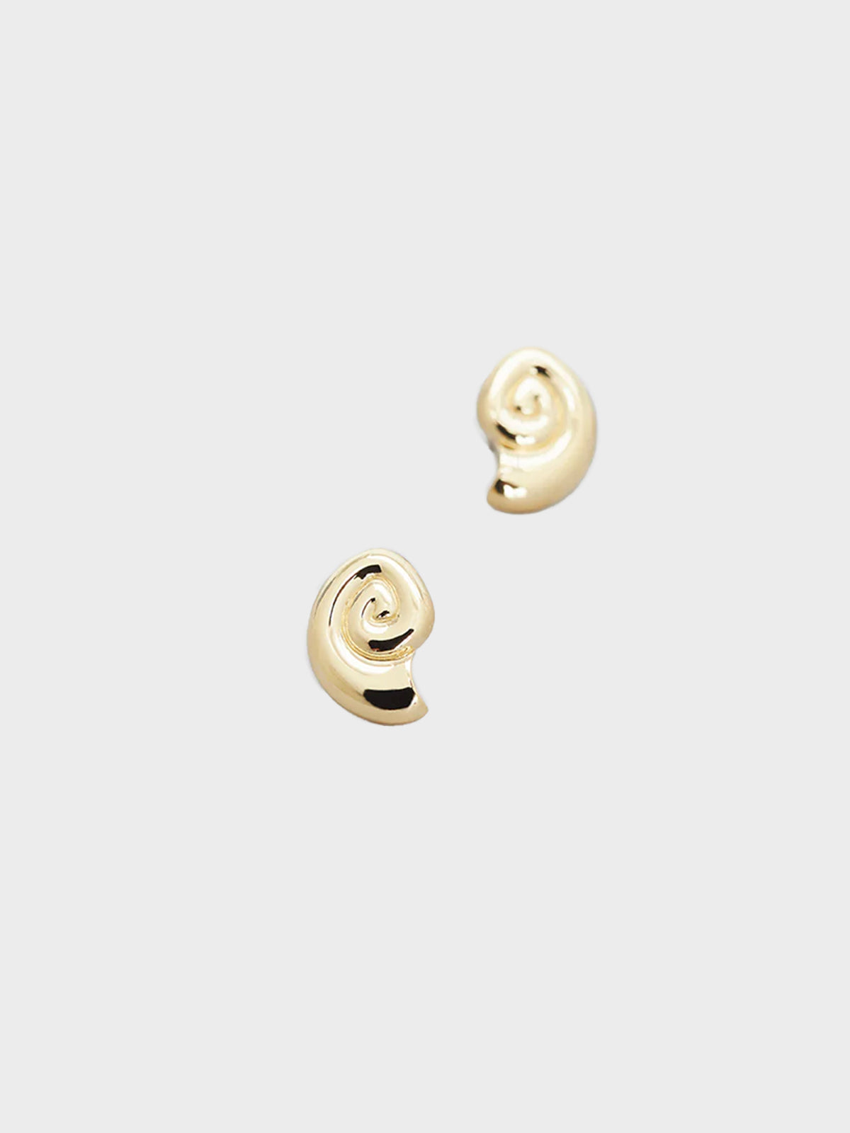 Shade Stud Earring with Gold Plating