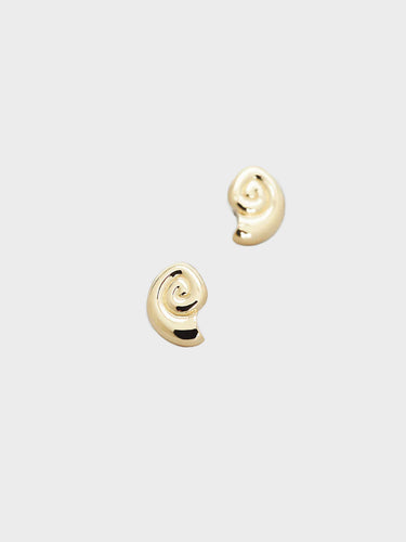 Trine Tuxen - Shade Stud Earring with Gold Plating