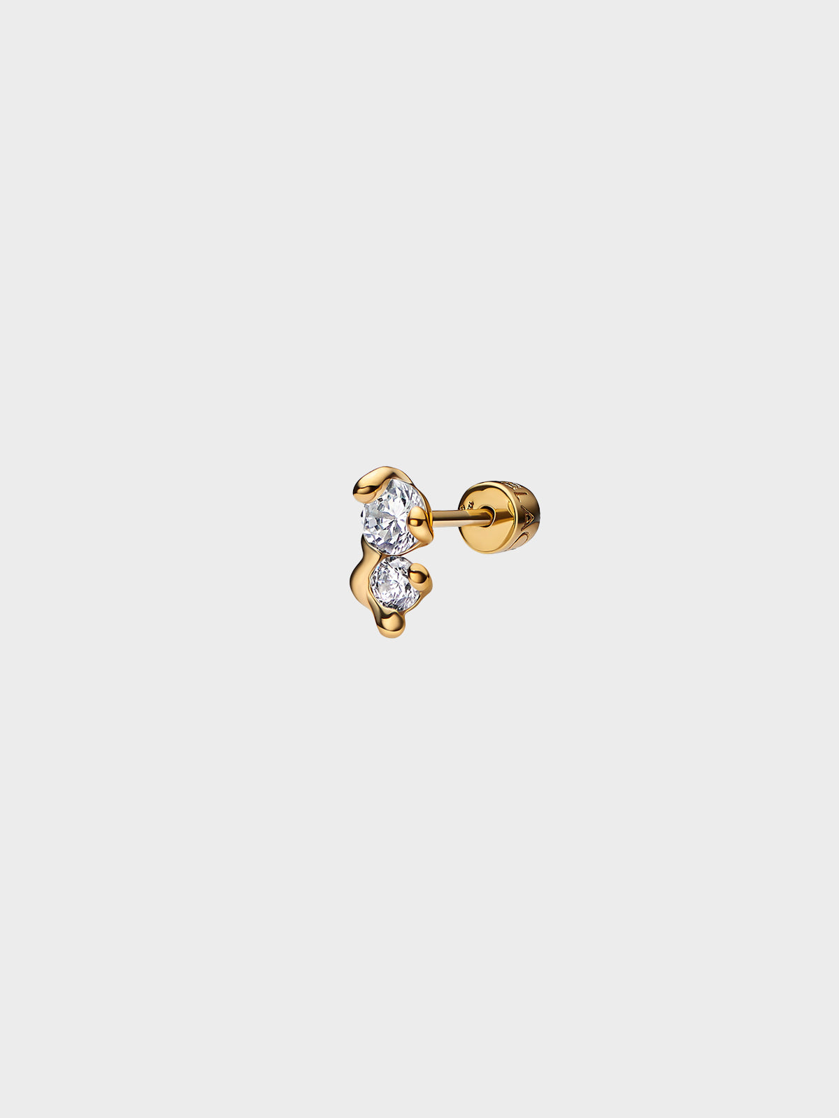 Maria Black - Small Arctic Stud Earring in 18K Gold Plated