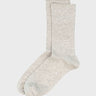 Mrs. Hosiery - Mrs. Supreme Cotton Socks in Light Grey Melange