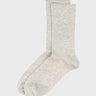 Mrs. Hosiery - Mrs. Supreme Cotton Socks in Light Grey Melange