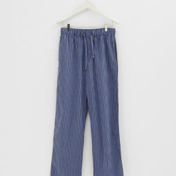 Tekla - Poplin Pyjamas Pants in Verneuil Stripes
