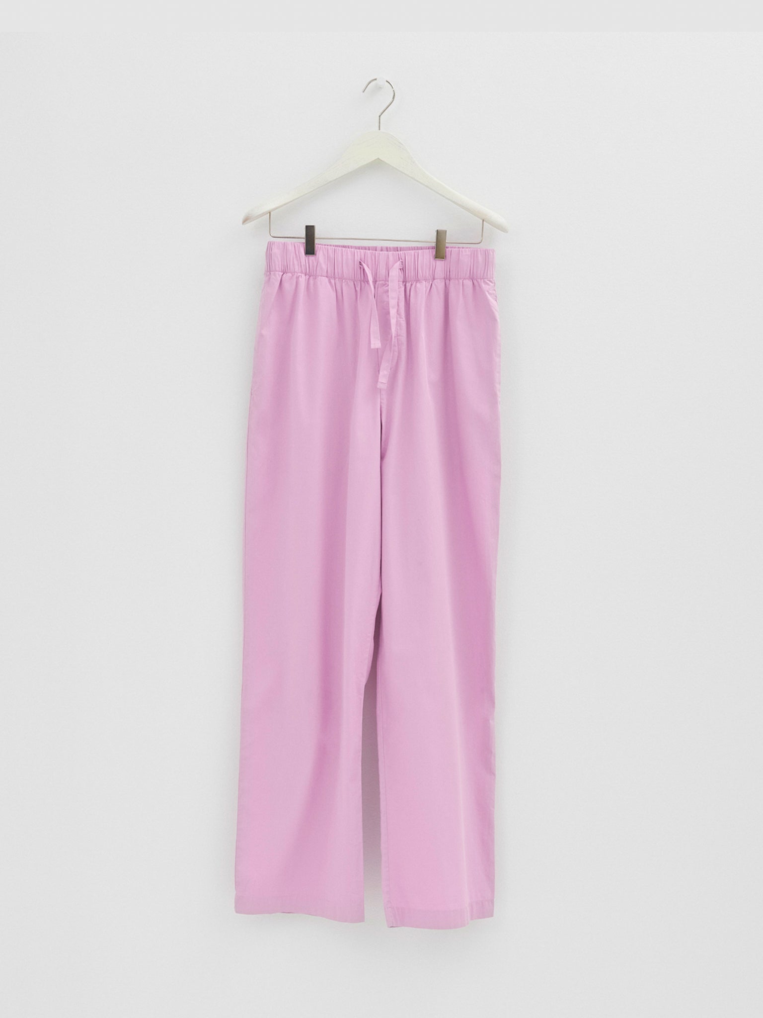 Tekla - Poplin Pyjamas Pants in Purple Pink