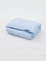 Tekla - Percale Duvet Cover in Morning Blue