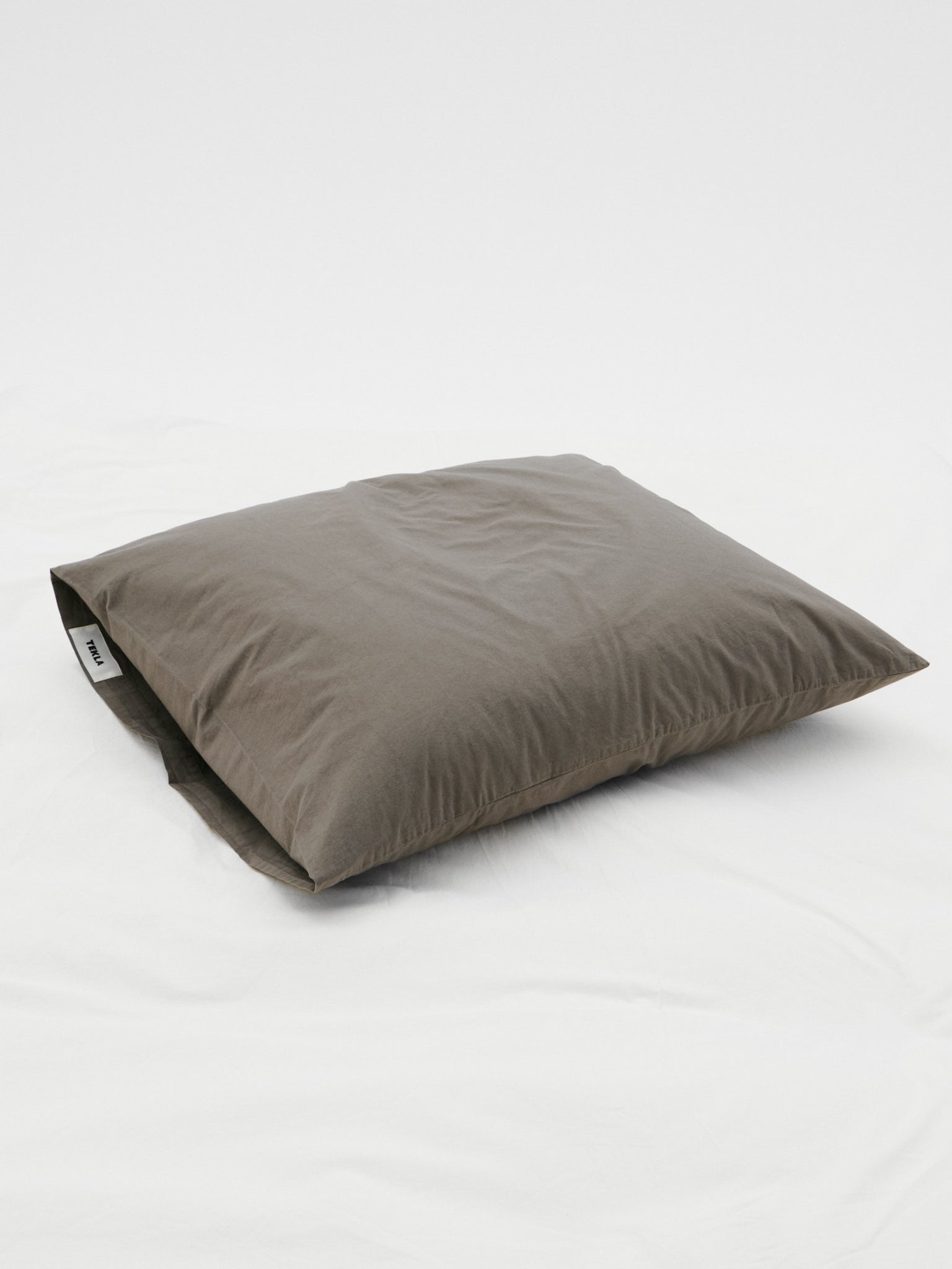Tekla - Percale Pillow Sham in Dark Taupe