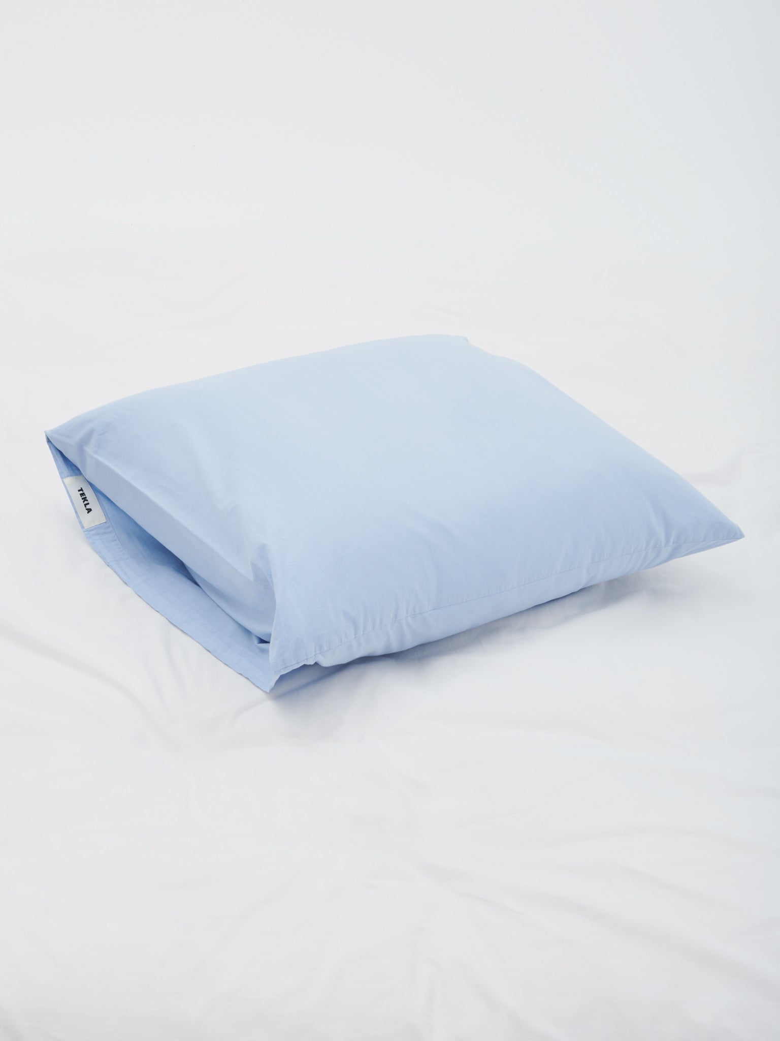 Percale Pillow Sham in Morning Blue