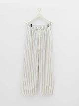 Tekla - Poplin Pyjamas Pants in Needle Stripes