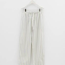 Tekla - Poplin Pyjamas Pants in Needle Stripes