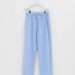 Tekla - Poplin Pyjamas Pants in Pin Stripes