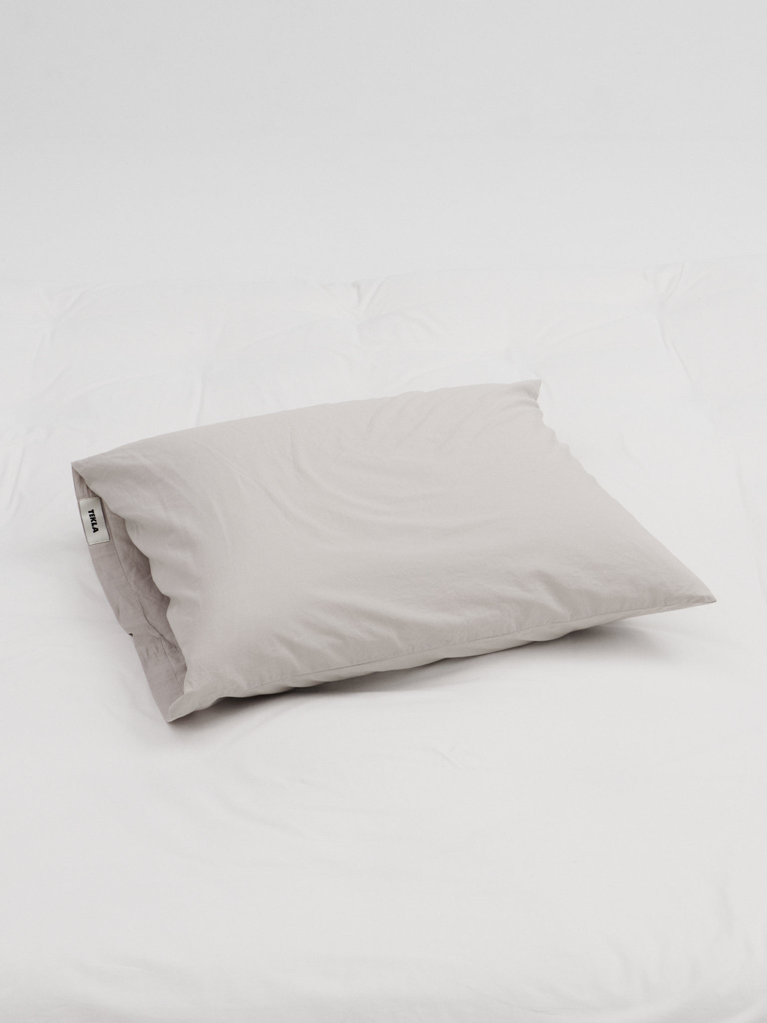 Tekla - Percale Pillow Sham in Soft Grey