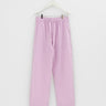 Tekla - Poplin Pyjamas Pants in Purple Pink Stripes