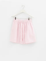 Tekla - Poplin Pyjamas Shorts in Soft Pink
