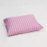 Tekla - Percale Pillow Sham in Mallow Pink Stripes