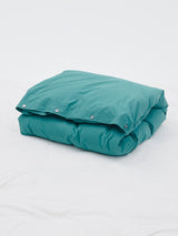 Tekla - Percale Duvet Cover in Vintage Green