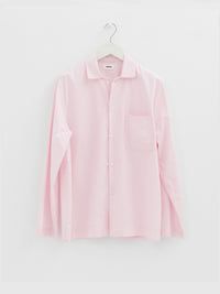 Tekla - Poplin Pyjamas Shirt in Soft Pink