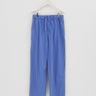 Tekla - Cotton Poplin Pyjamas Pants in Boro Stripes