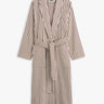 Tekla - Hooded Bathrobe in Ripple Stripes